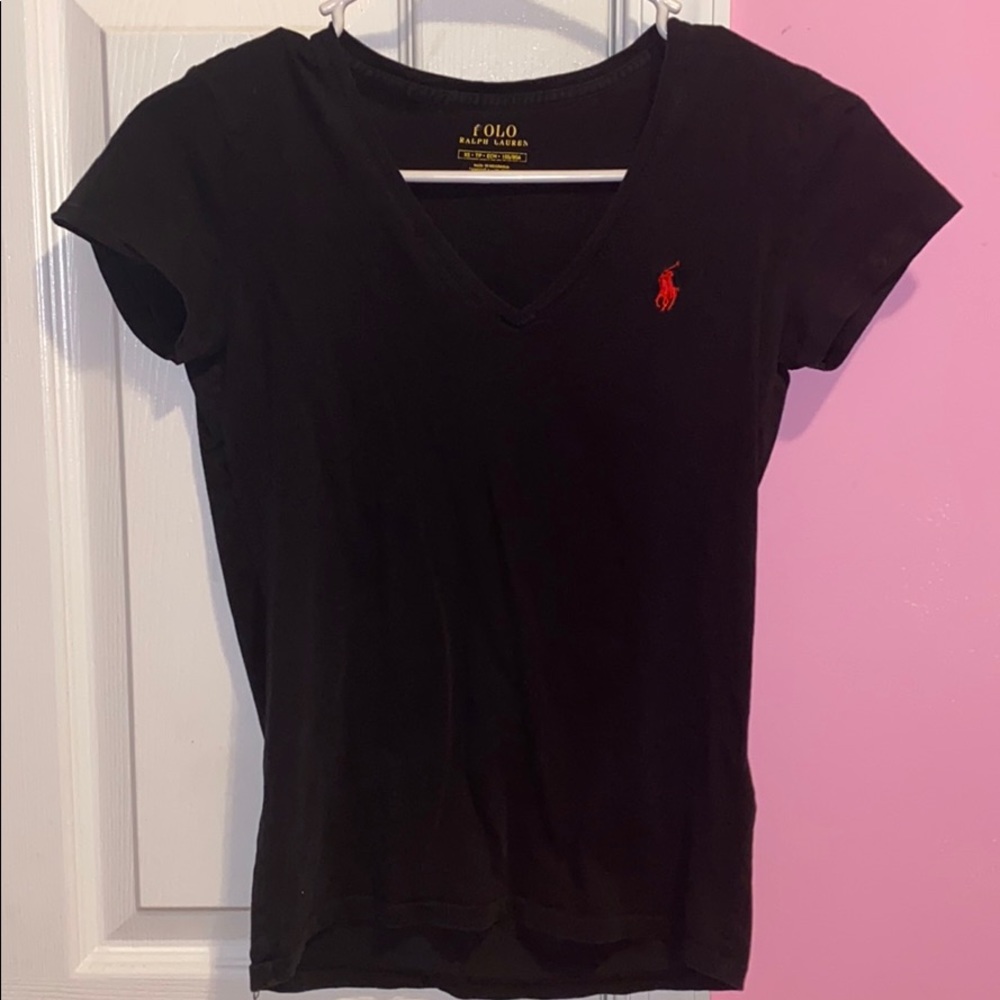 Shirt sleeve polo tee